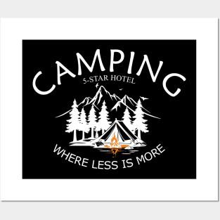 Camping 5-star Posters and Art